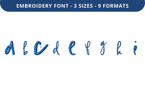 Alphonsine Font a to I: A Seasonal Embroidery Staple