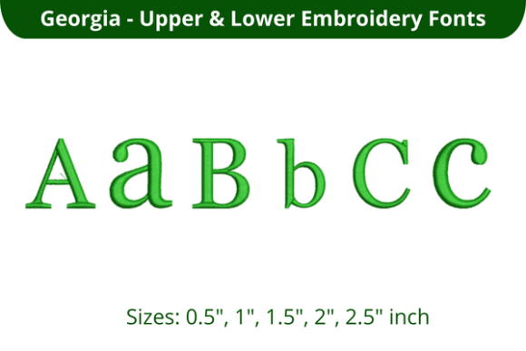 Georgia Font ABC Review for Boutique Apparel