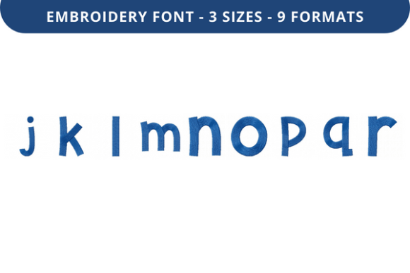 Gumbies Font J to R: A Boutique Embroidery Designer’s Review